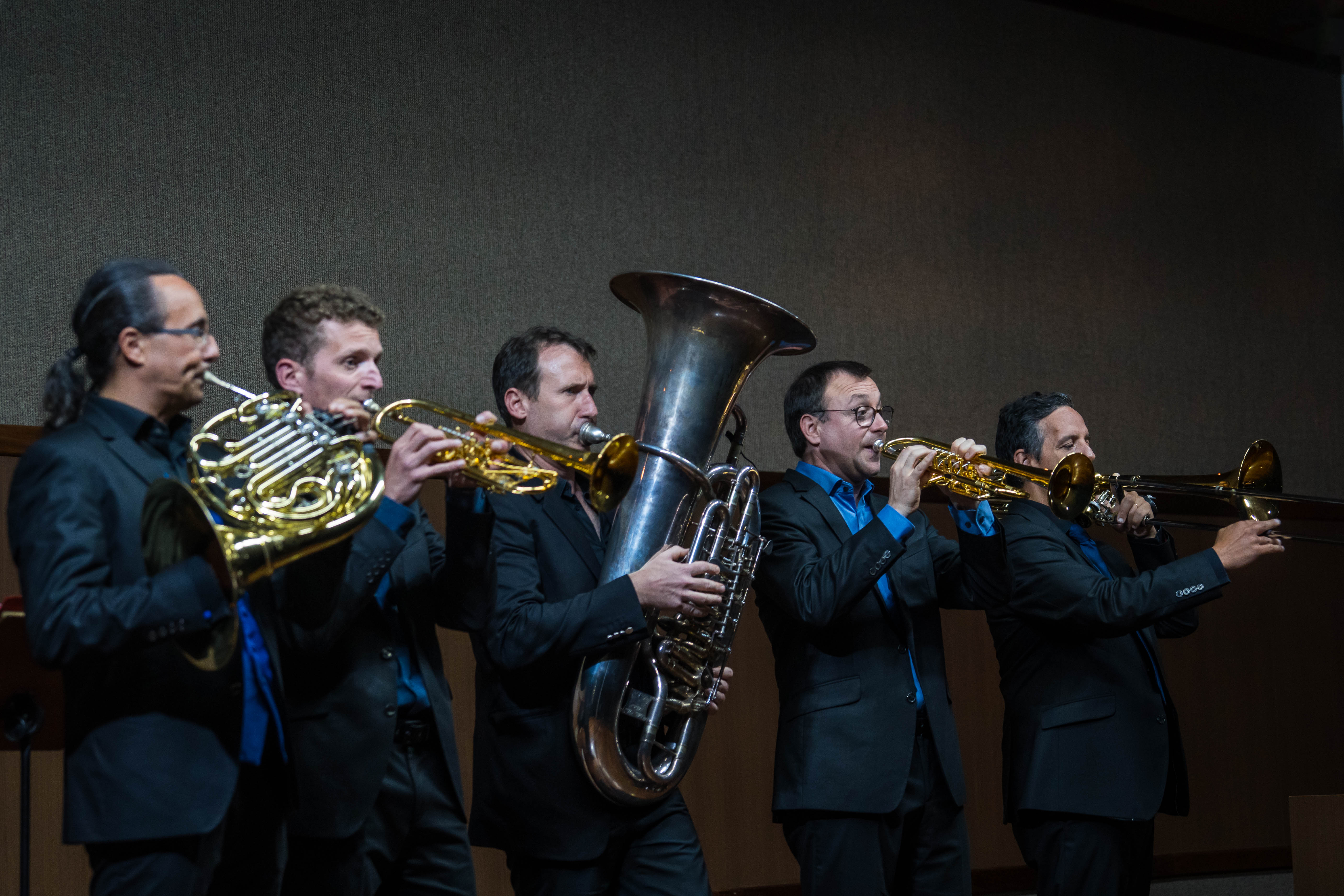 Geneva Brass auf Tournee in Brasilien